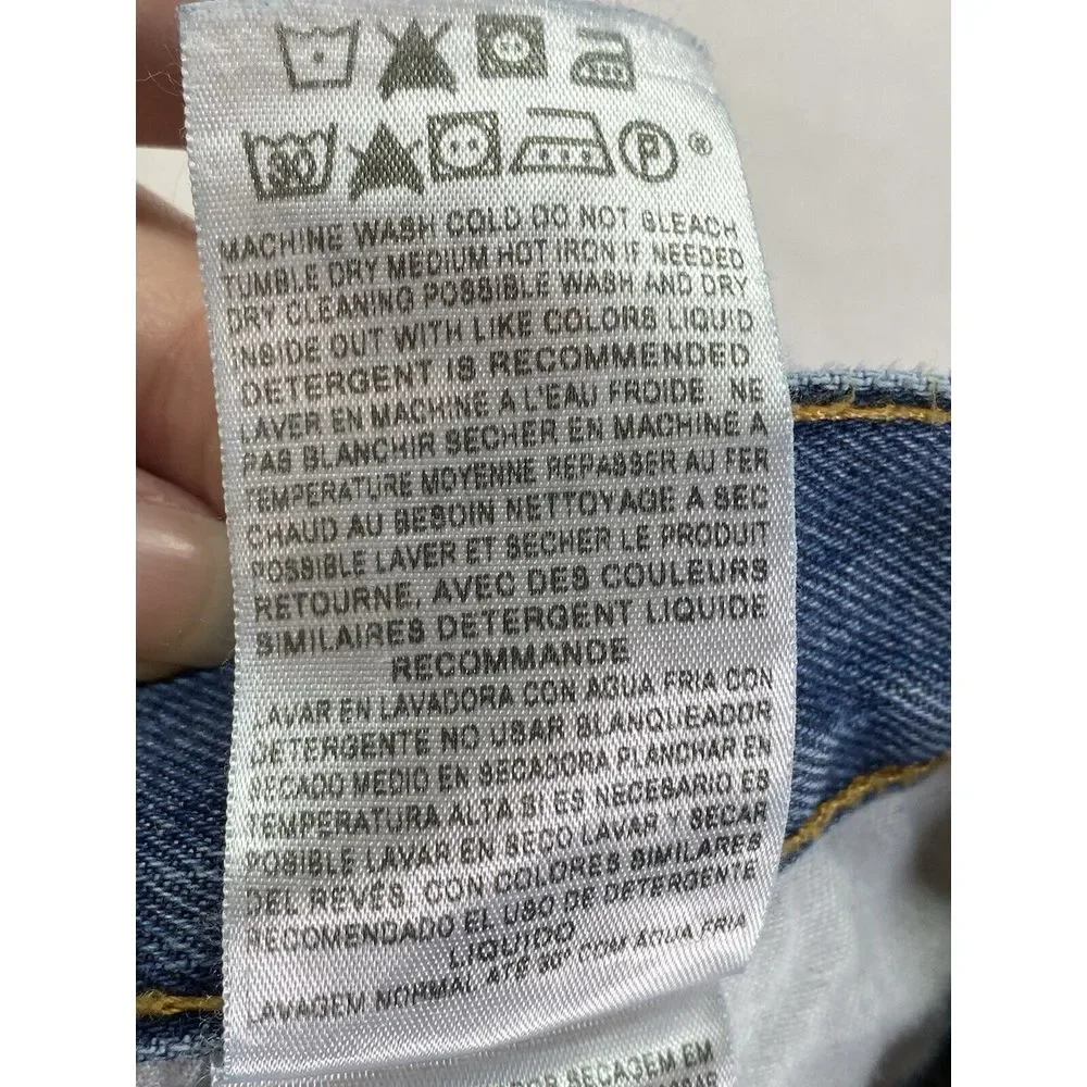 Levis 505 Jeans‎ Mens 38x32 Regular Fit Straight Leg Medium Wash